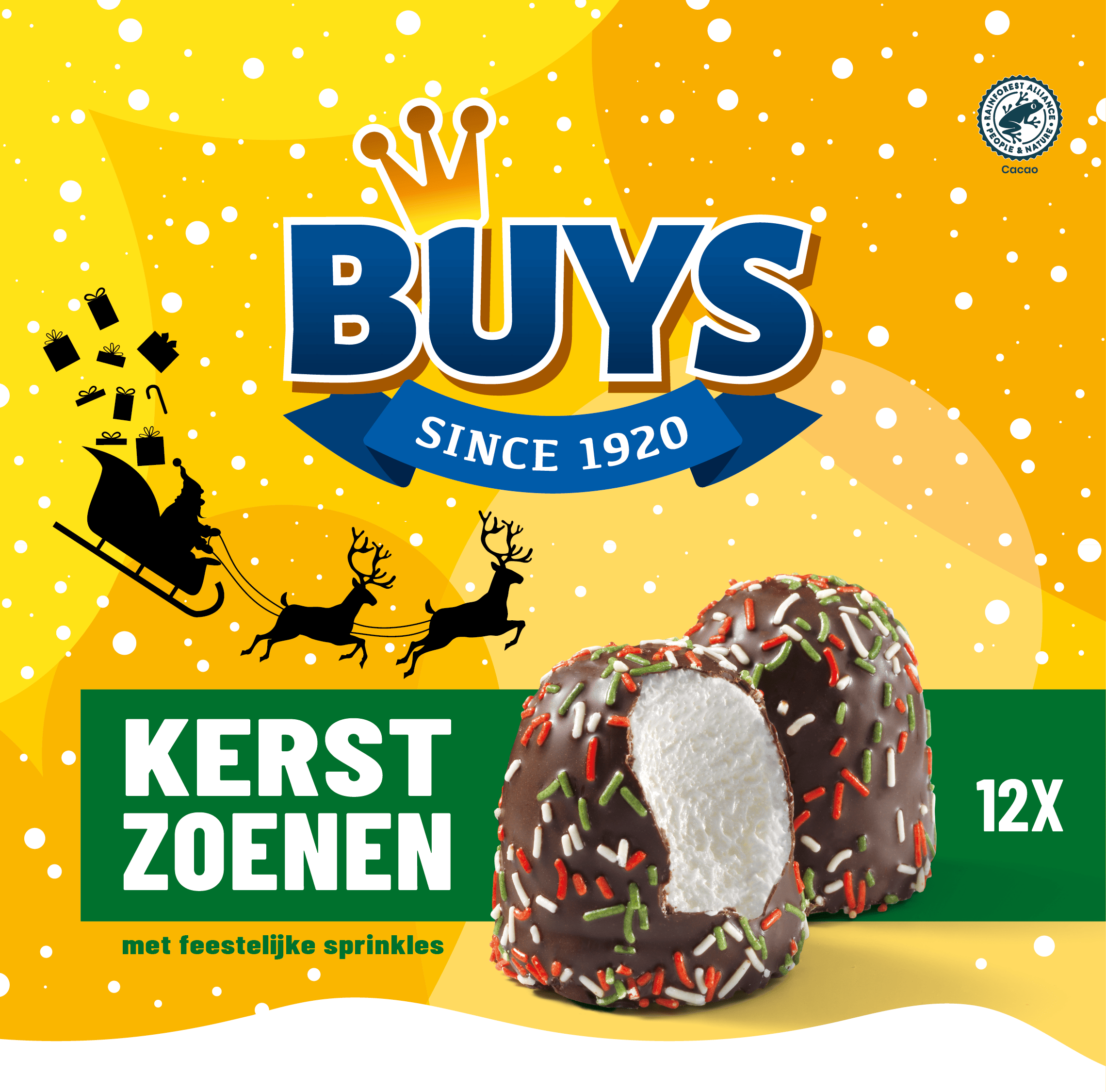 Buys Kerstzoenen Doos 12 st