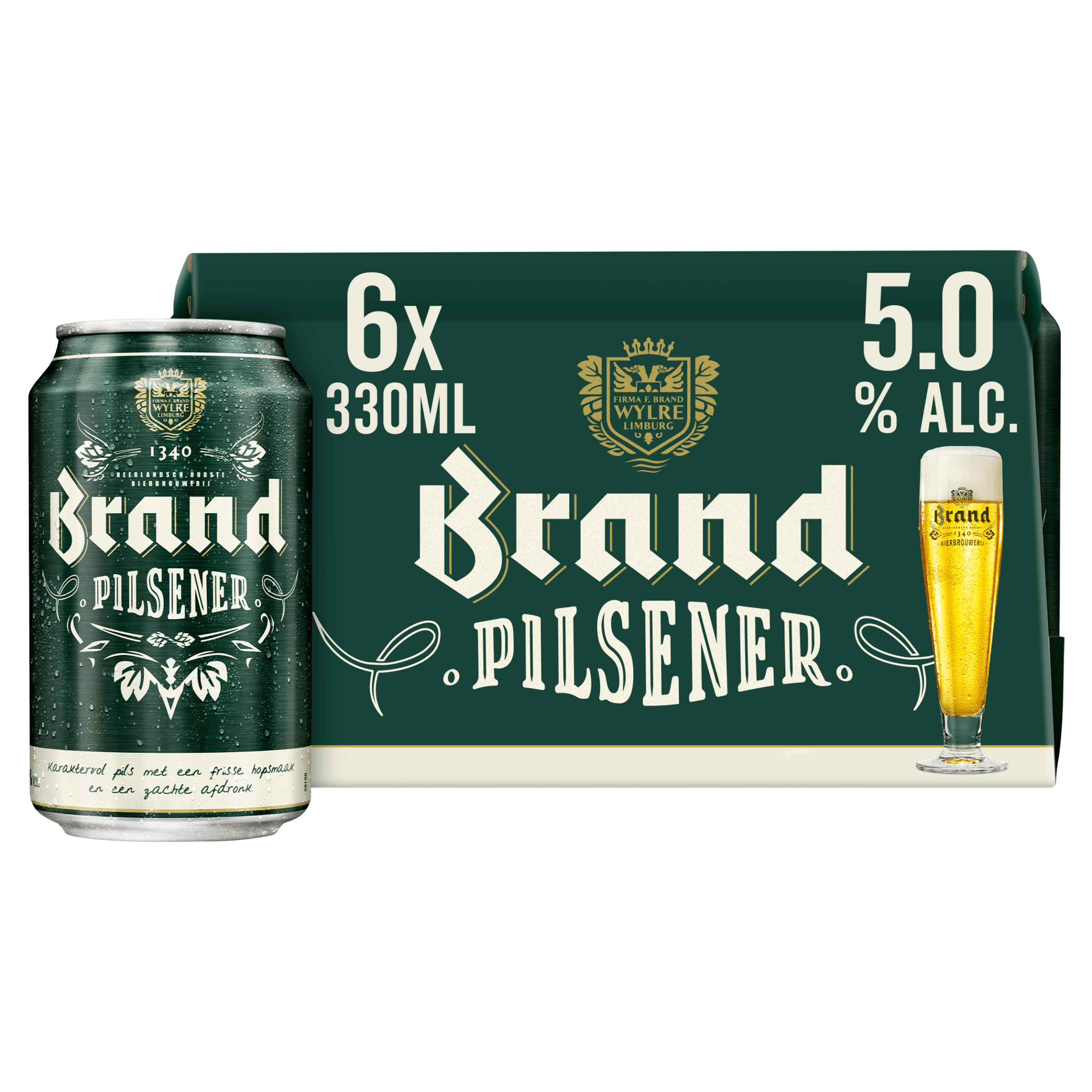 Brand Pilsener bier blik Set 1980 ml