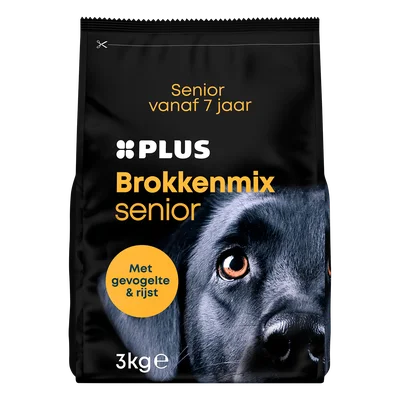 PLUS Brokkenmix adult gevogelte &amp; rijst Stazak 3 kg