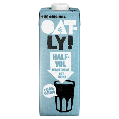 Oatly Gekoelde haverdrink halfvol Pak 1000 ml