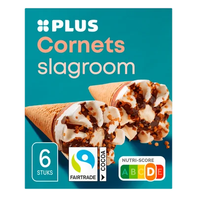 PLUS Cornets Doos 6 st