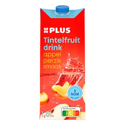 PLUS Tintelfruit appel perzik Pak 1500 ml