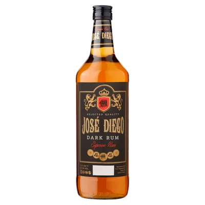 José Diego Dark Rum Fles 1000 ml
