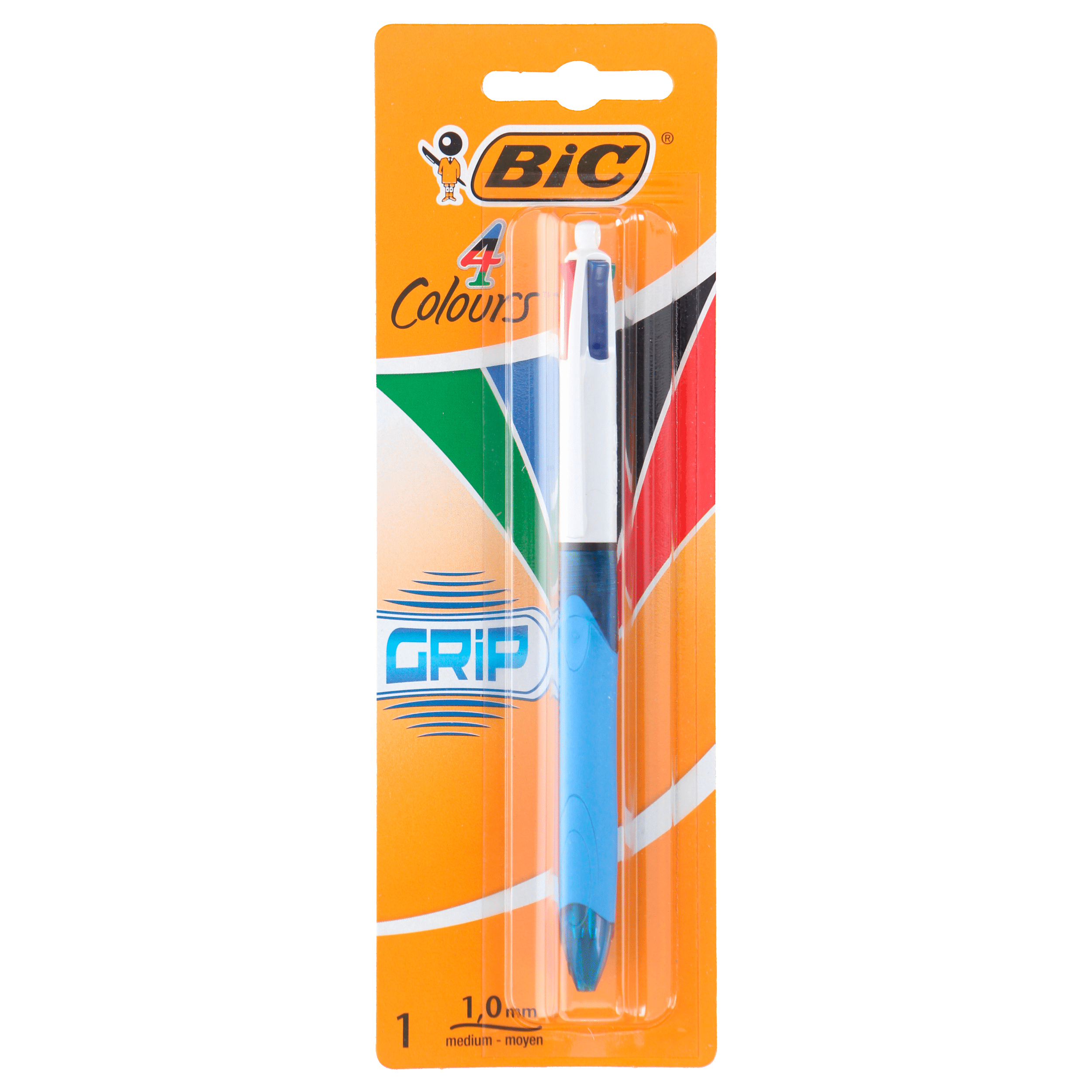 Bic 4 Colours medium grip Blister 1 st