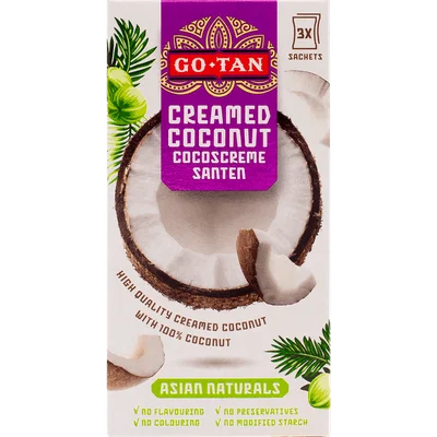 Go-Tan Kokoscreme (santen) all natural Doos 150 g