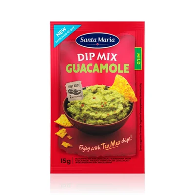 Santa maria Guacamole dip mix zakje 15 gram Zak 15 g
