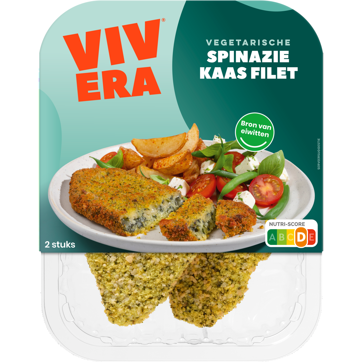 Vivera Filet spinazie &amp; kaas Stuk 200 g
