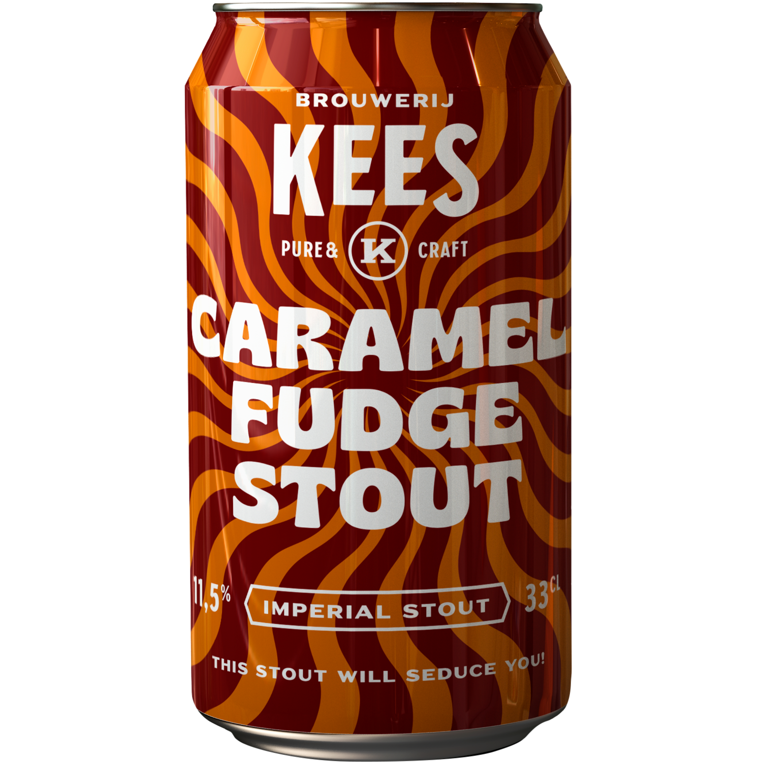 Kees Caramel fudge stout Blik 330 ml