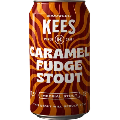 Kees Caramel fudge stout Blik 330 ml