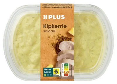 PLUS Kip kerrie salade Kuipje 175 g