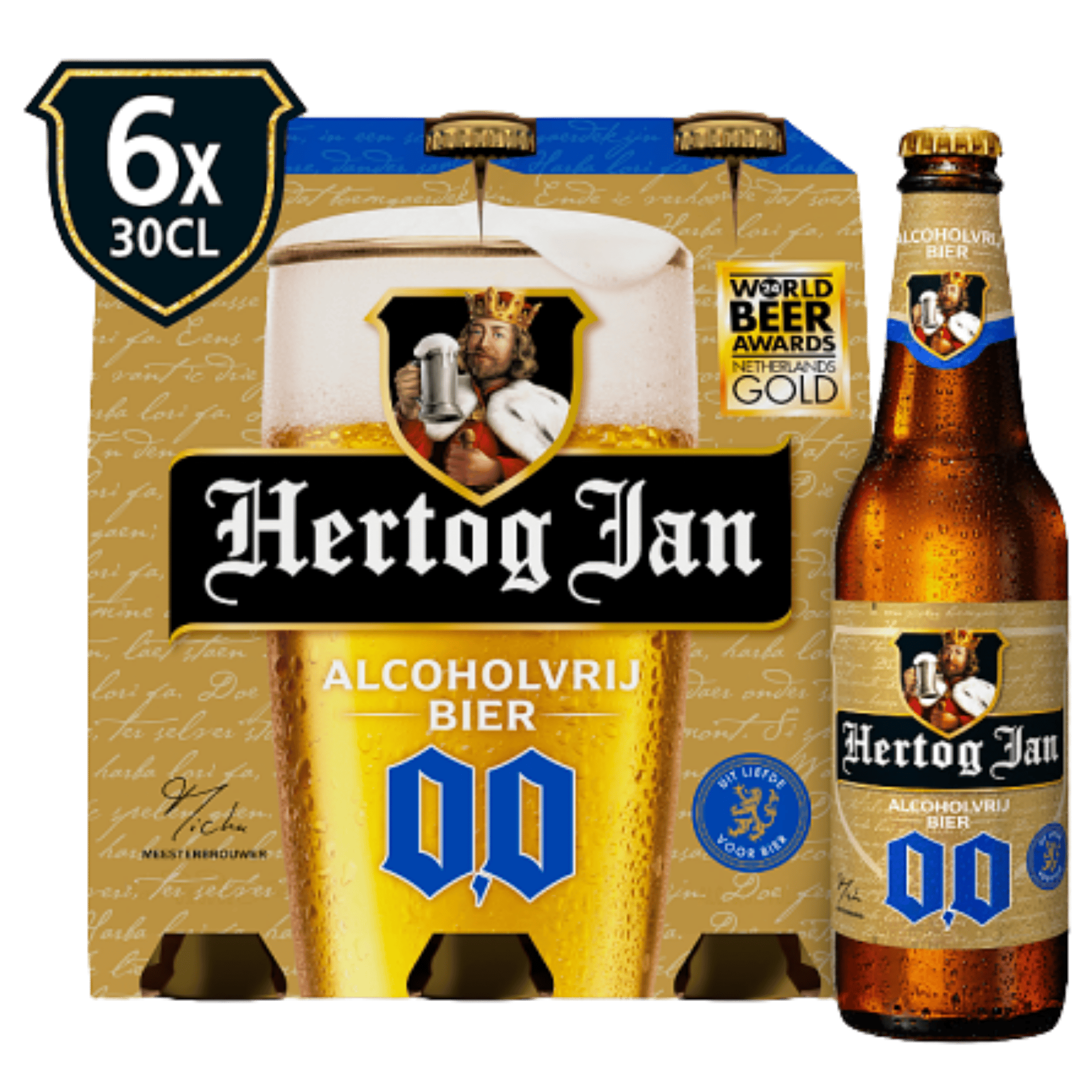 Hertog Jan Natuurzuiver pilsener bier 0.0% Set 1800 ml