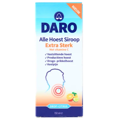 Daro Alle hoest extra sterk vitC Doos 150 ml