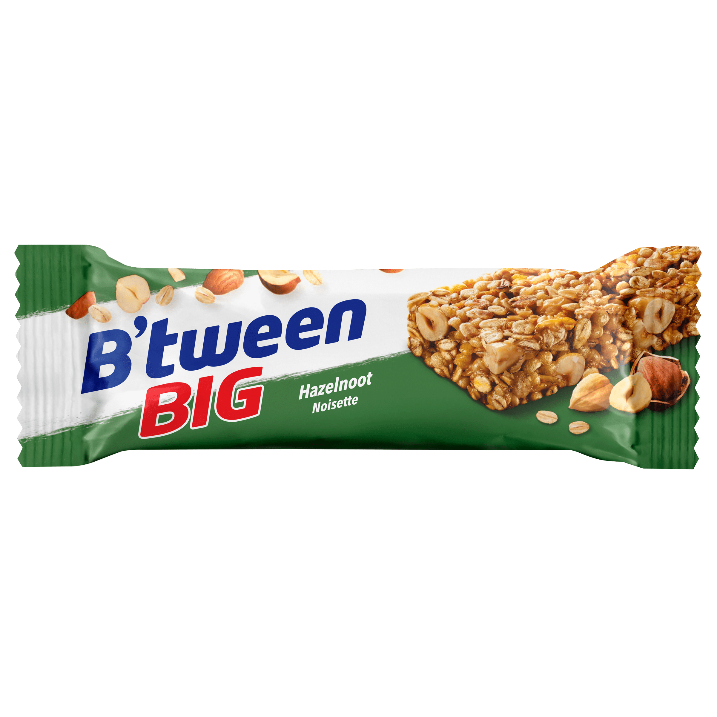B'tween BIG Mueslireep hazelnoot Wikkel 50 g