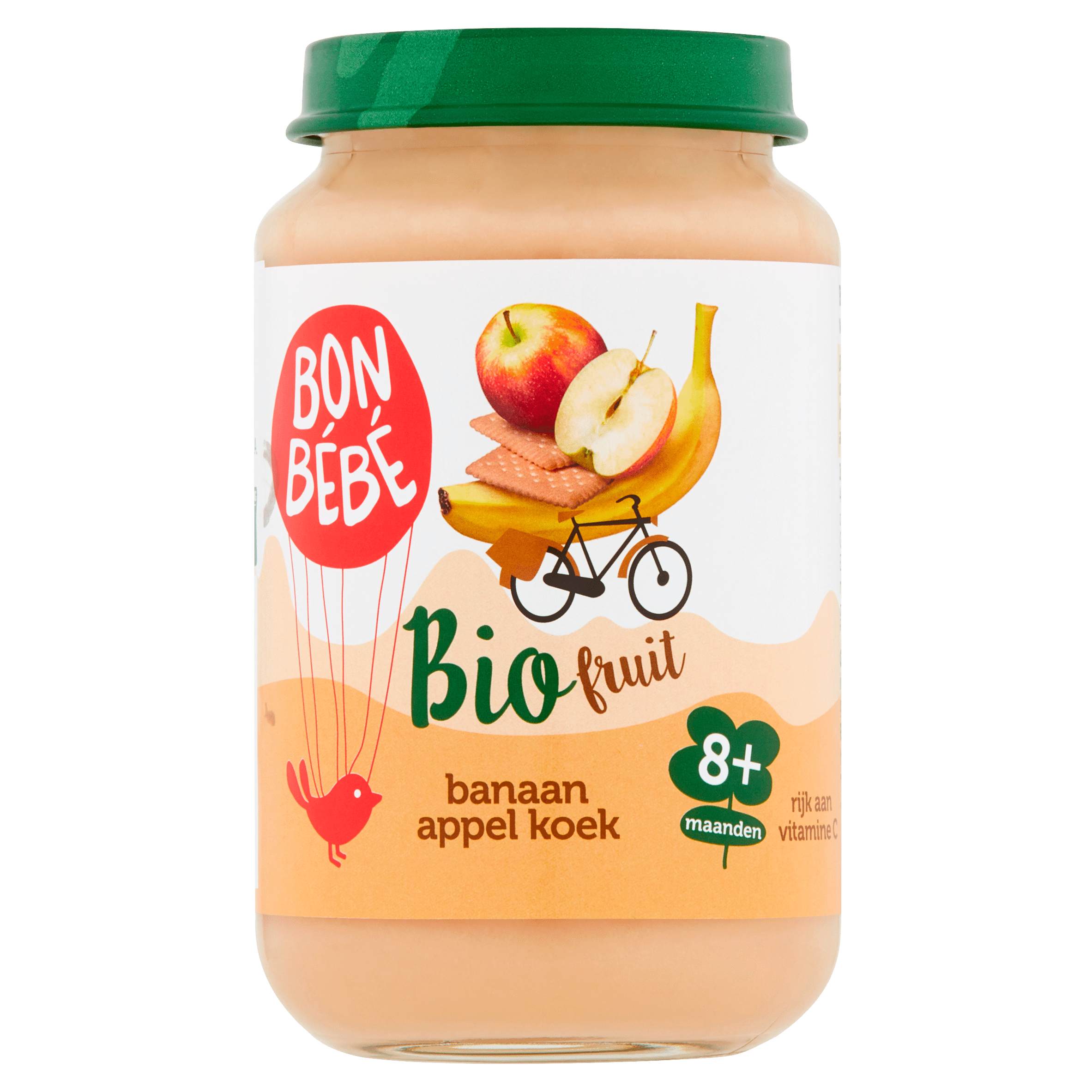 Bonbebe Bio 12mF1206 Banaan Appel Peer Pot 200 g