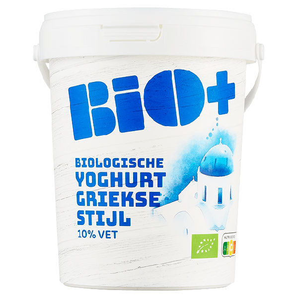 BIO+ Griekse Stijl Yoghurt 10% Vet Emmer 1000 g