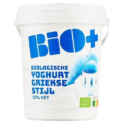 BIO+ Griekse Stijl Yoghurt 10% Vet Emmer 1000 g