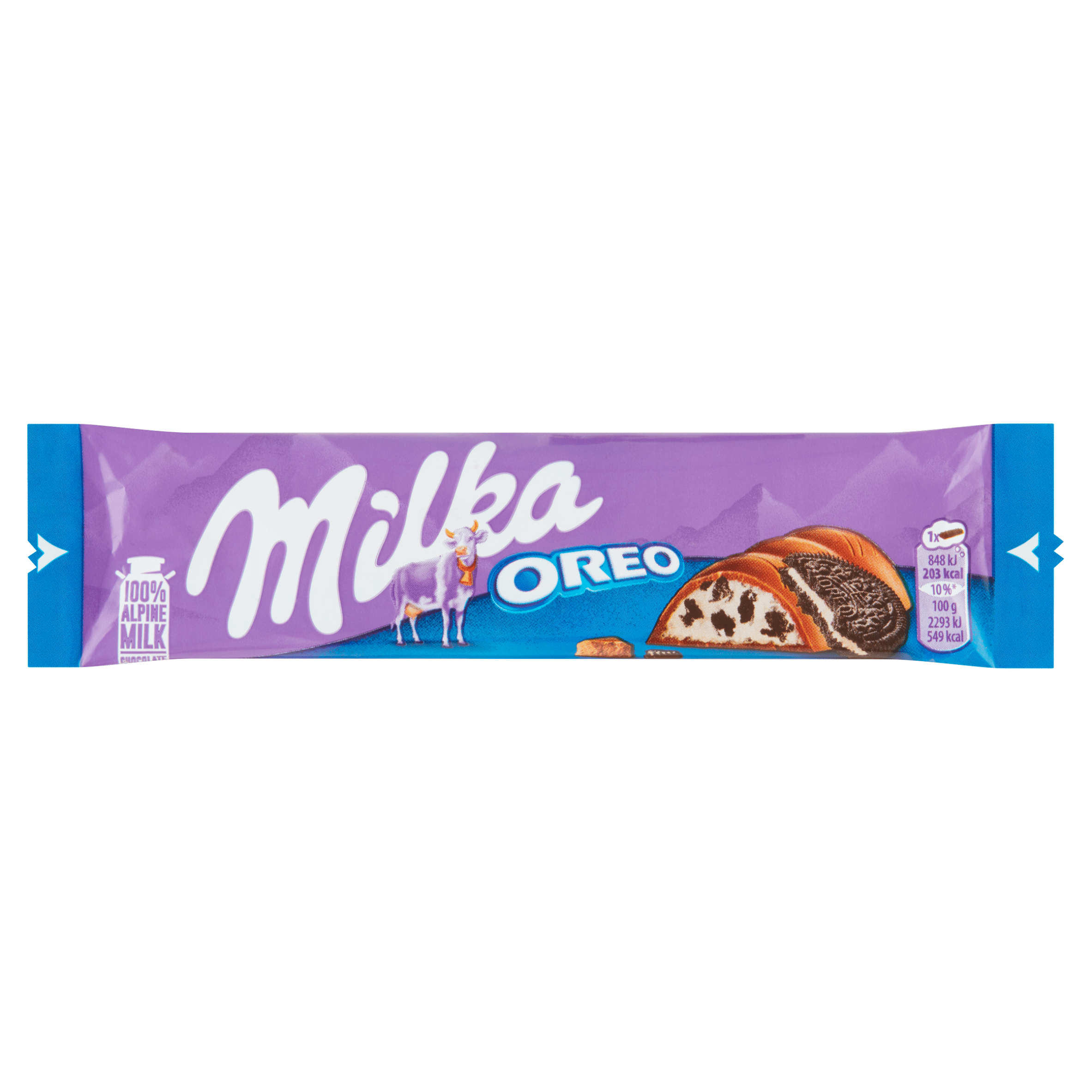 Milka Chocoladereep Oreo Wikkel 37 g