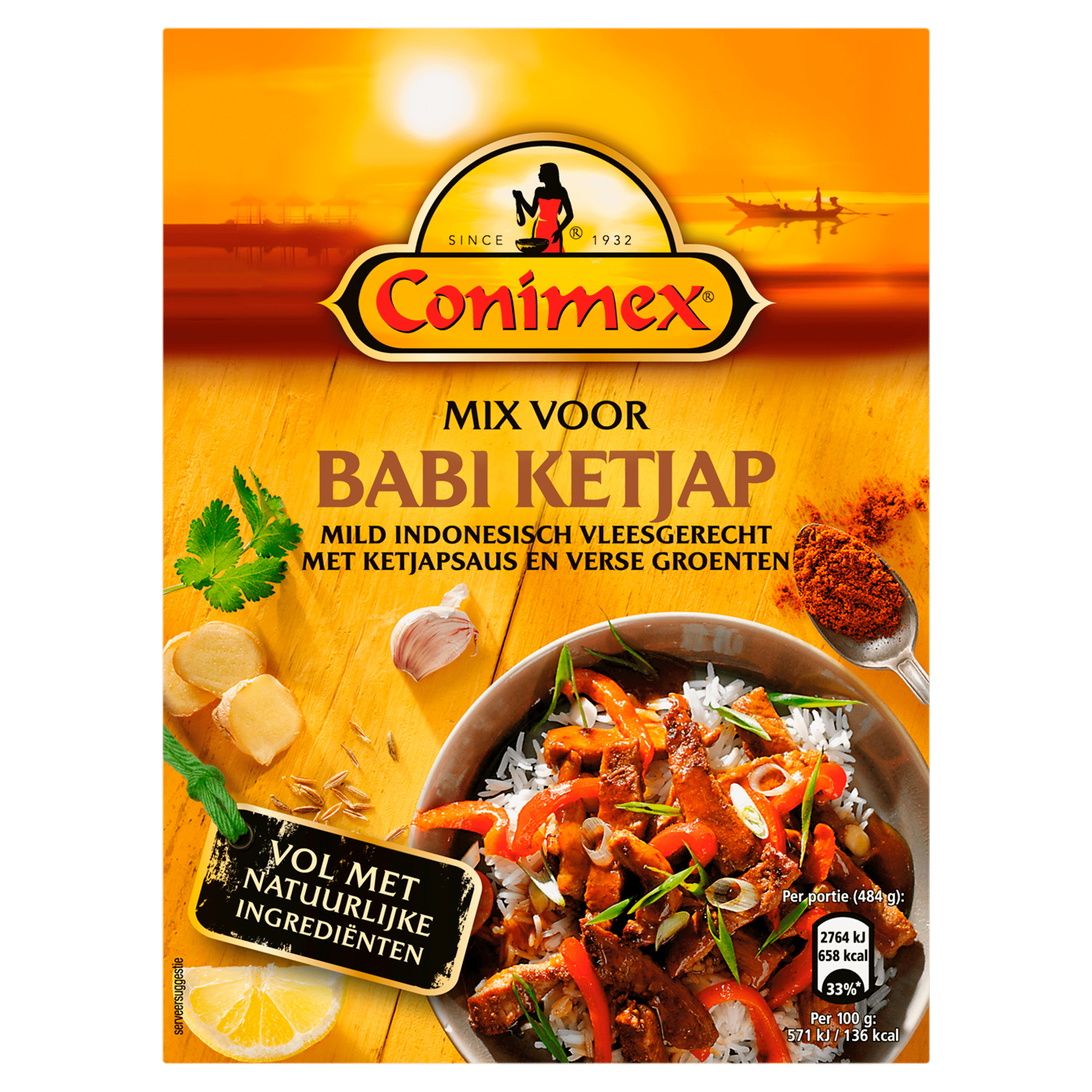 Conimex Mix voor babi ketjap Doos 80 g