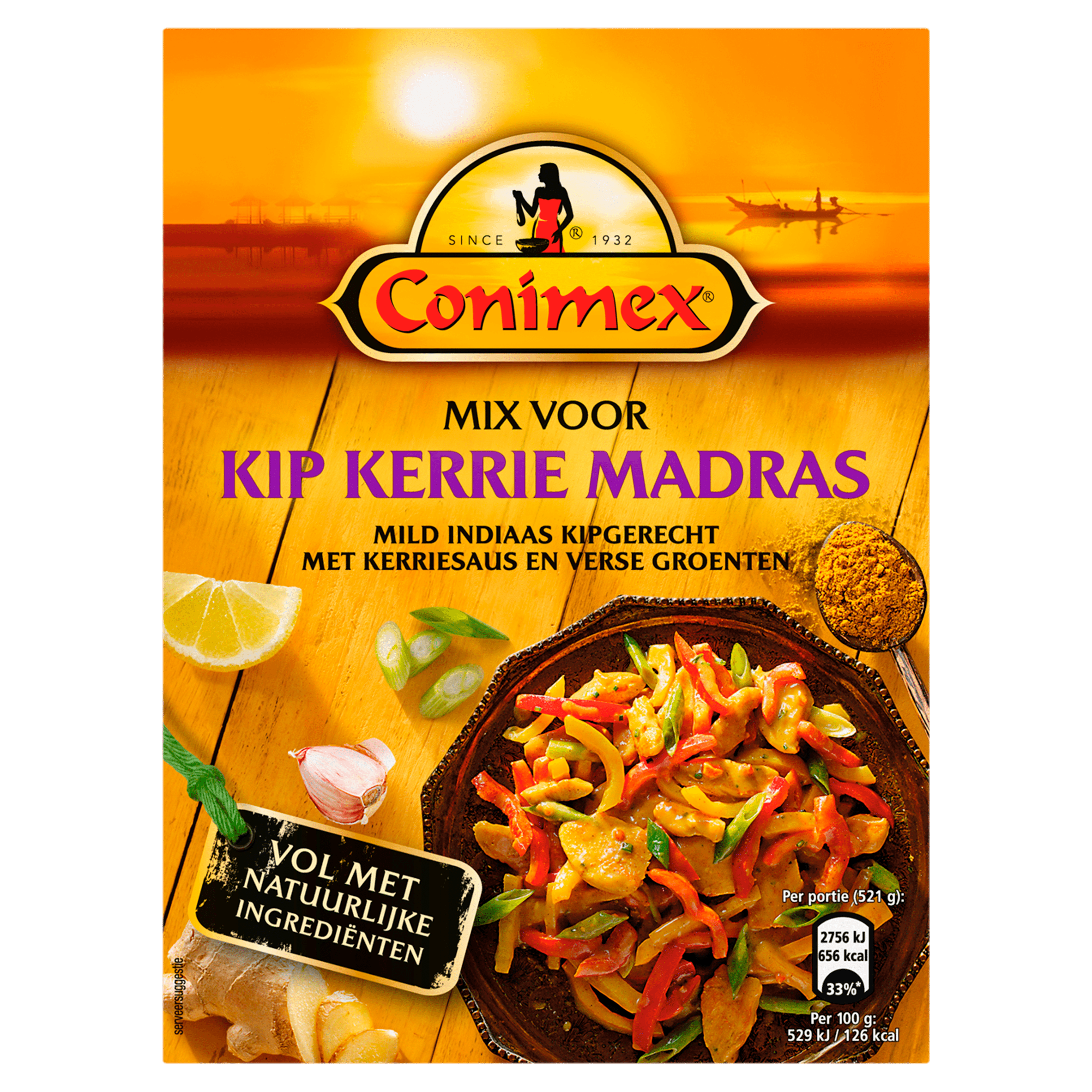 Conimex Mix voor ajam kerrie madras Doos 61 g