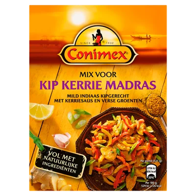 Conimex Mix voor ajam kerrie madras Doos 61 g