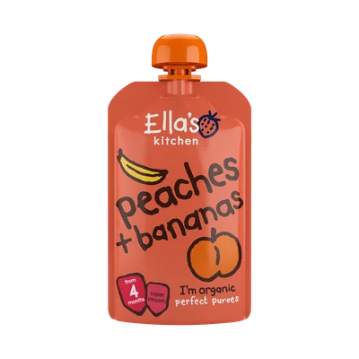 Ella's Kitchen Perzik banaan 4+ Stazak 120 g