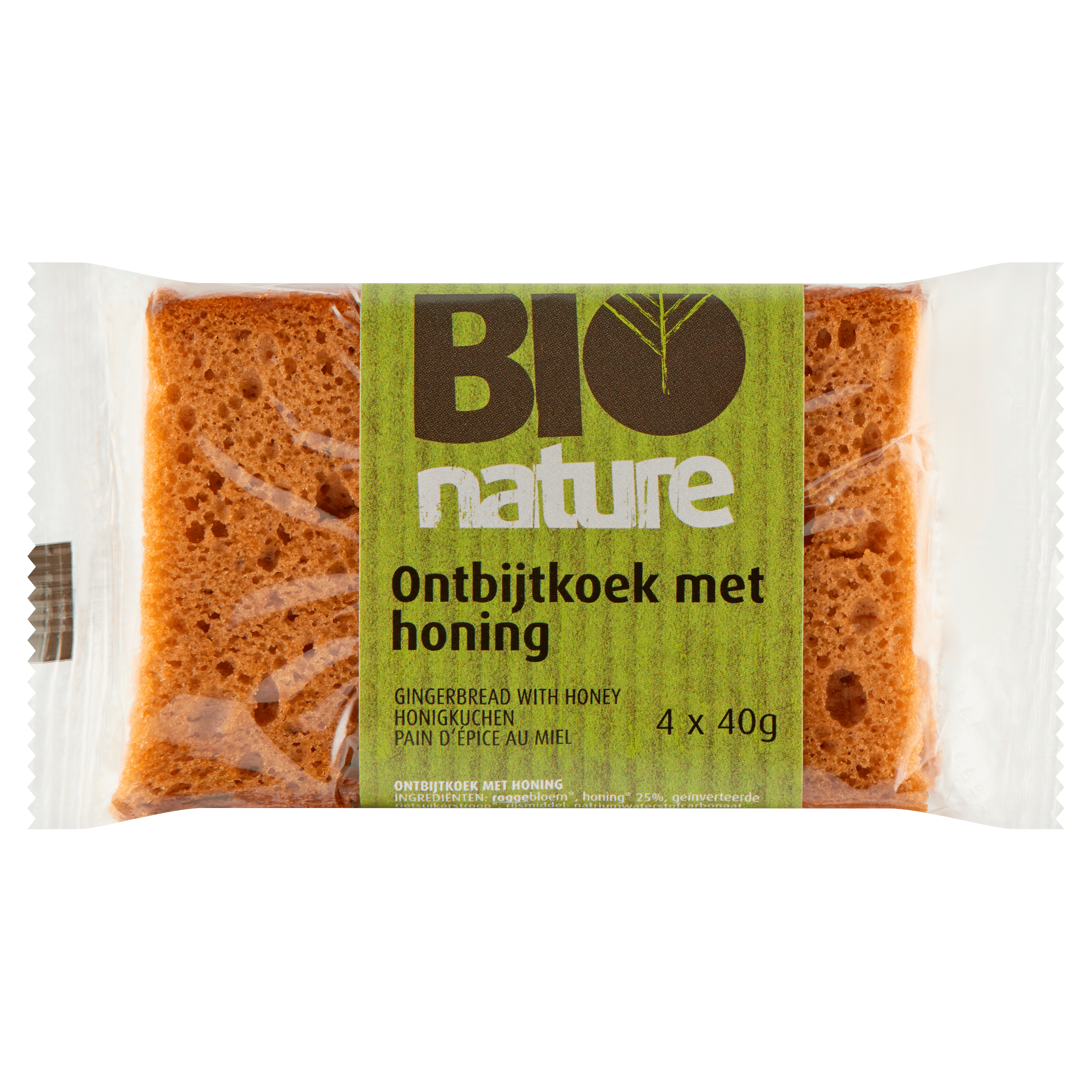 Bio Nature Ontbijtkoeken 4x2 bio Zak 160 g