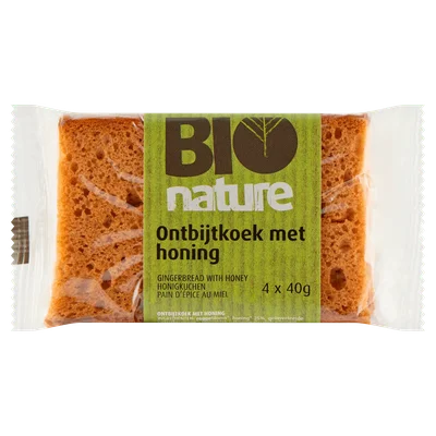 Bio Nature Ontbijtkoeken 4x2 bio Zak 160 g