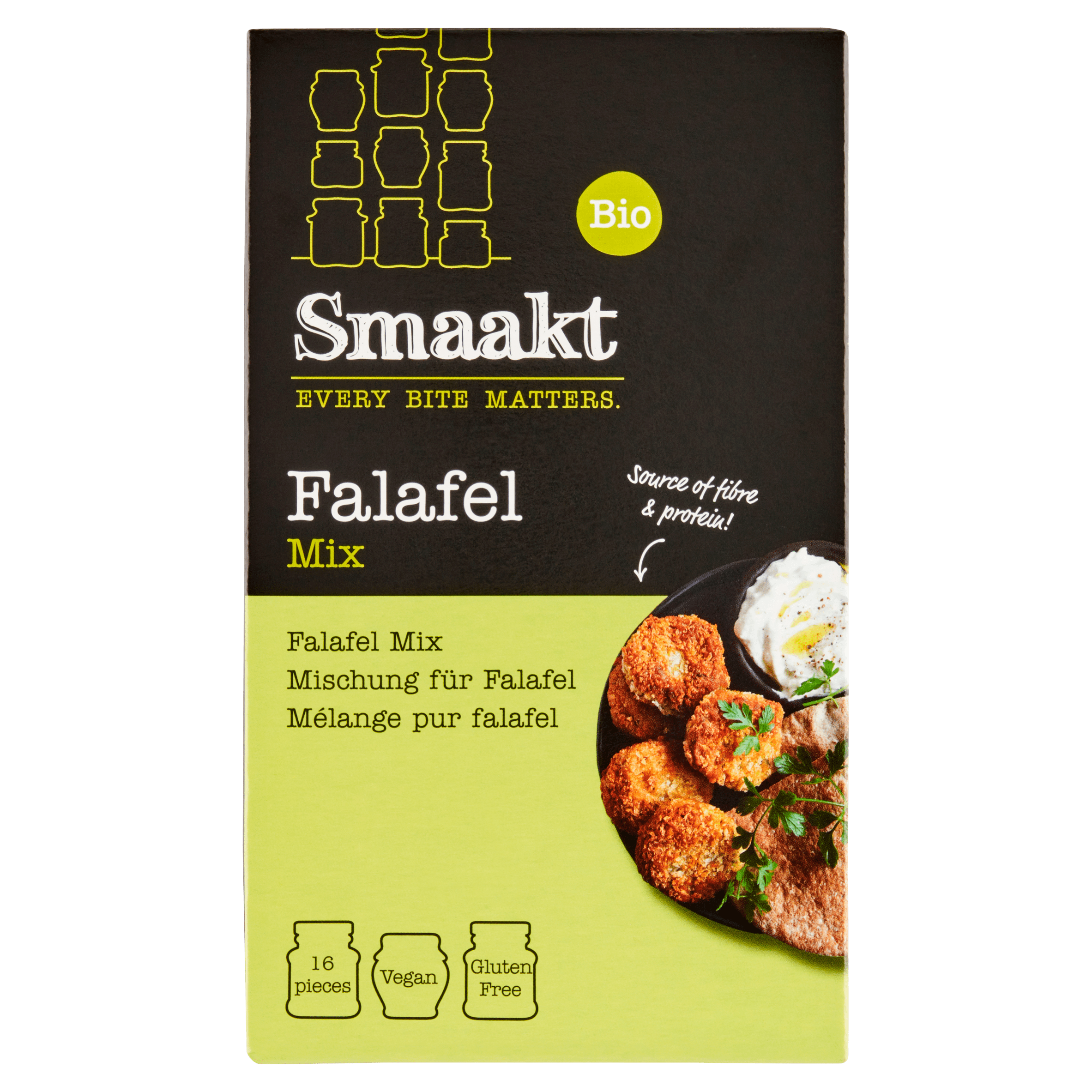 Smaakt Vegan falafelmix bio Doos 160 g