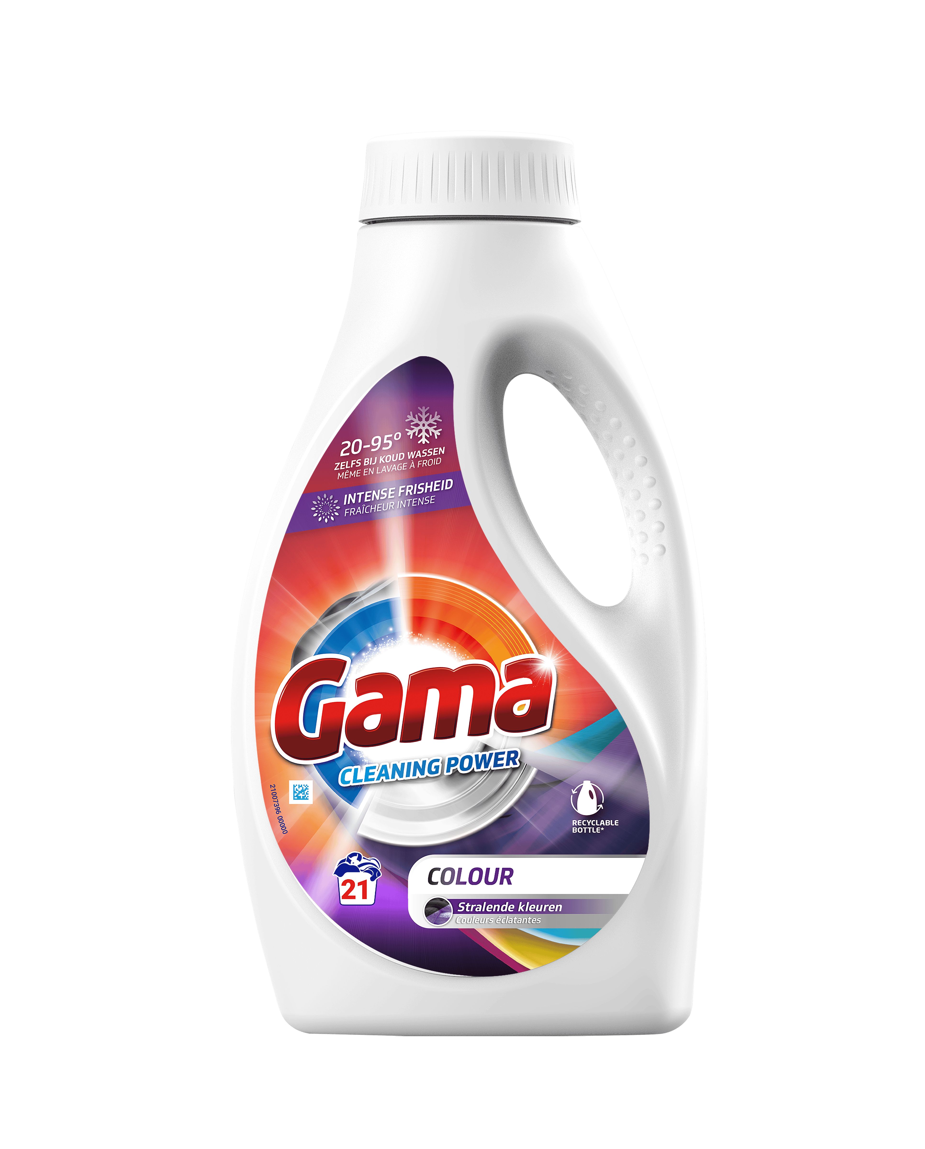 Gama vloeibaar wasmiddel kleur 21sc Fles 981 g