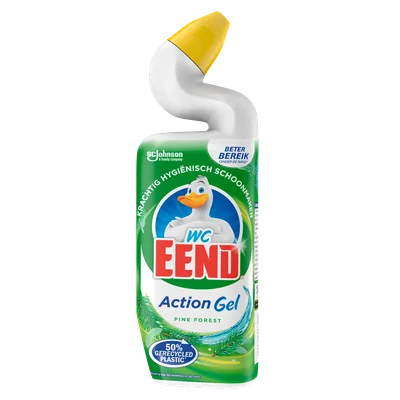 Wc Eend Toiletreiniger pine fresh action gel Fles 750 ml