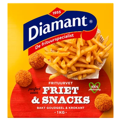 Diamant Frituurvet vast original Wikkel 1000 g