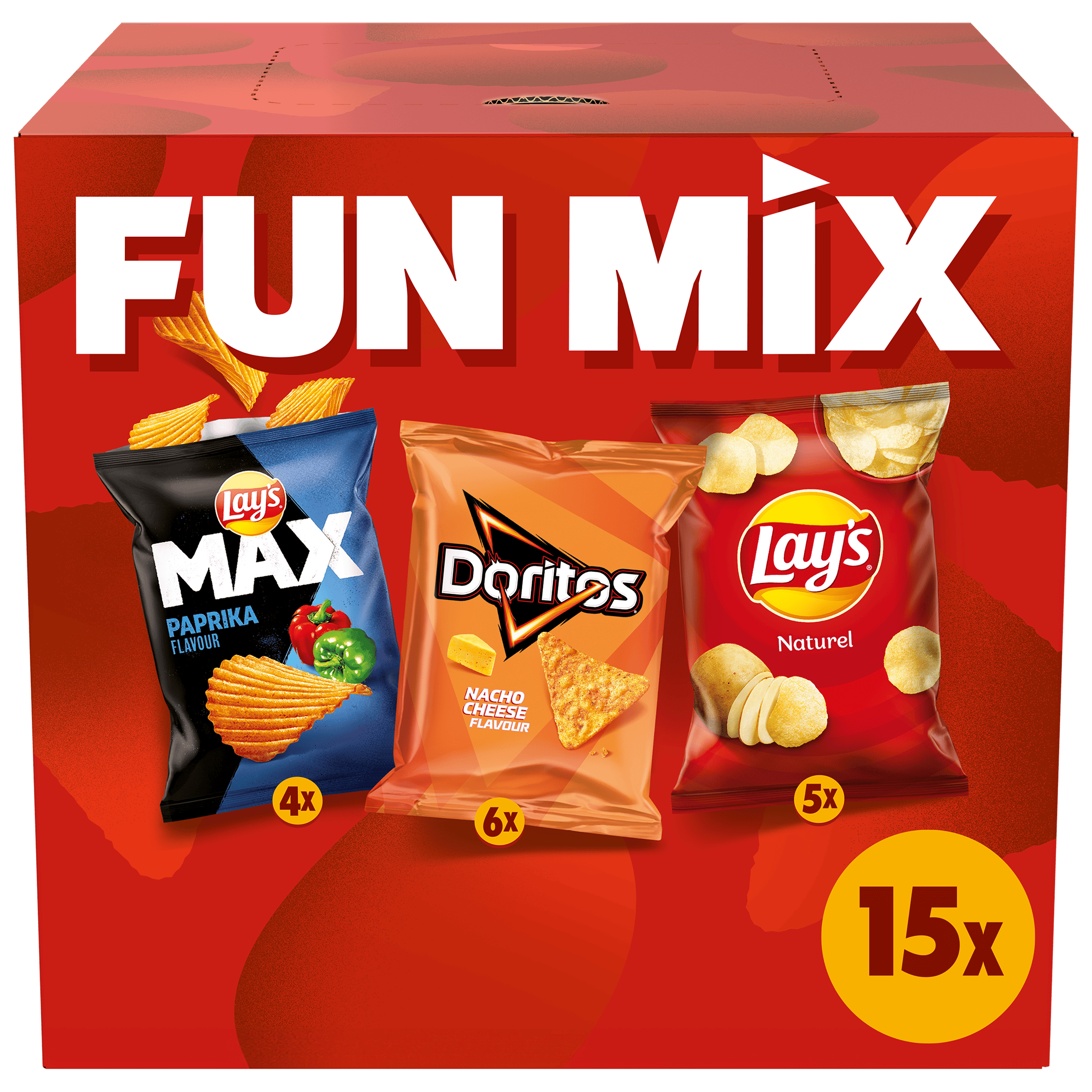 Lays Fun Mix Multipack Doos 15 st