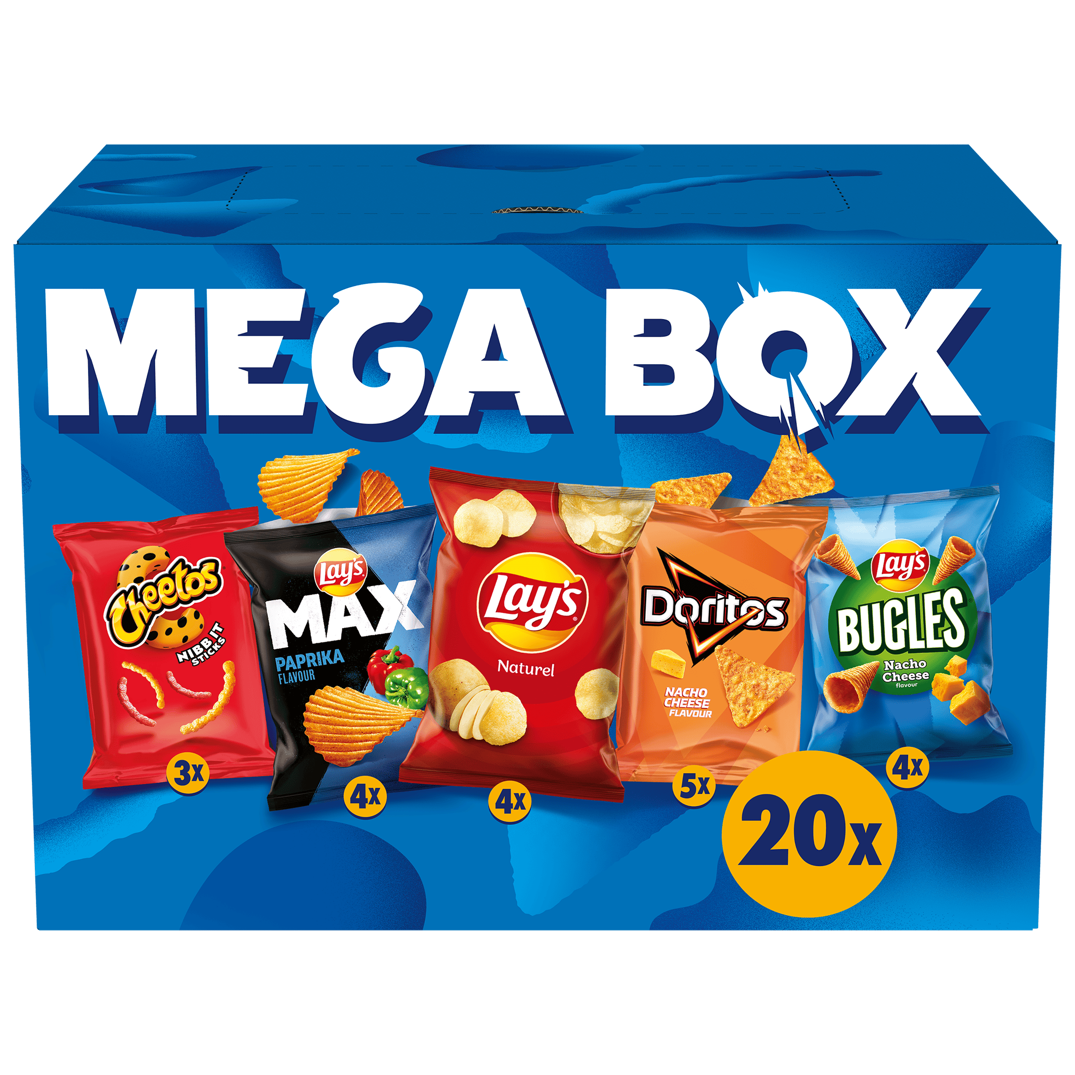 Lays Mega Box Multipack Doos 20 st