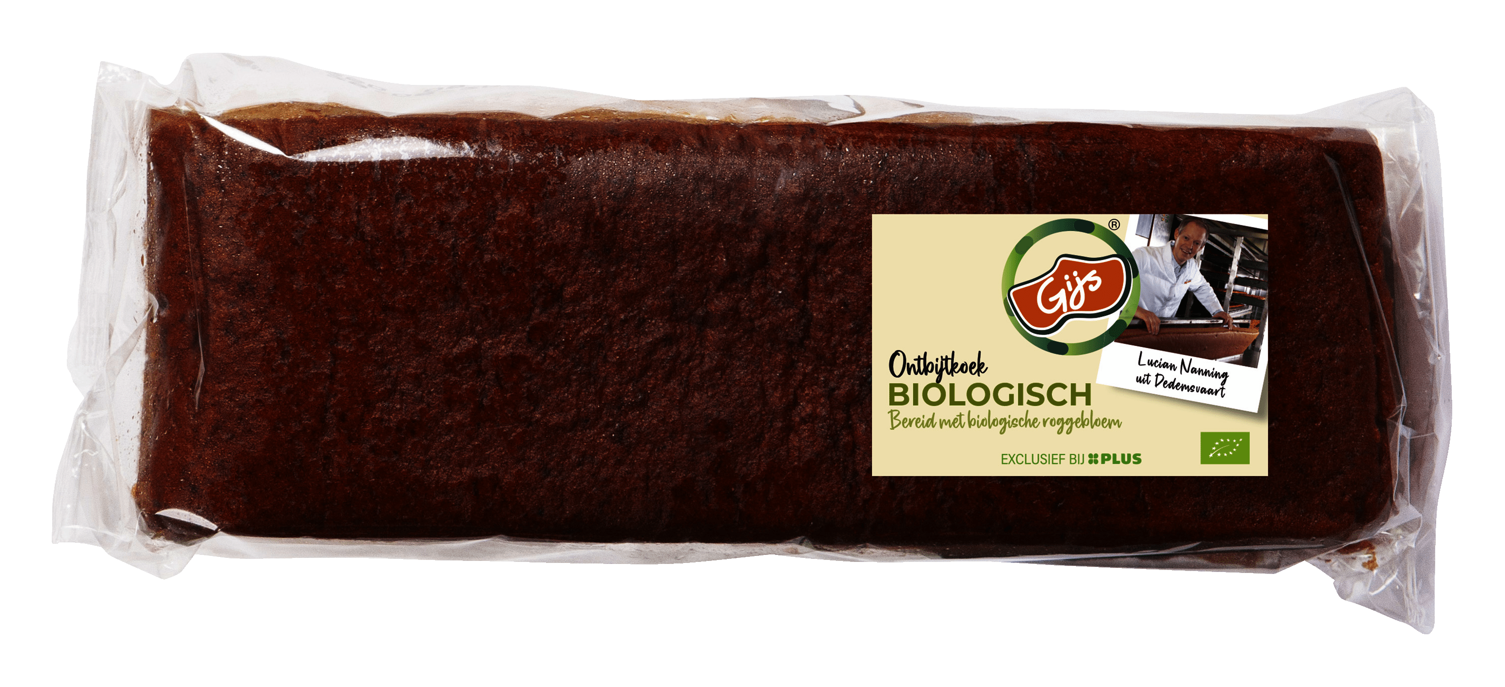 GIJS Ontbijtkoek naturel bio Zak 400 g