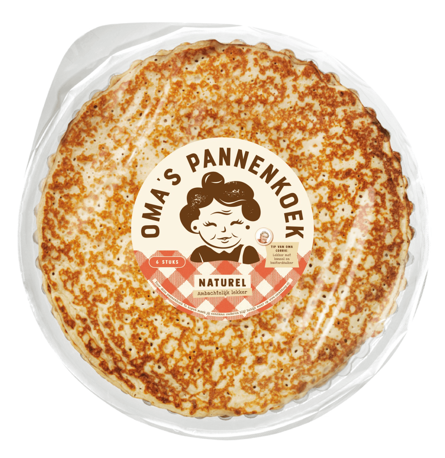 Oma's Pannenkoeken naturel Wikkel 375 g