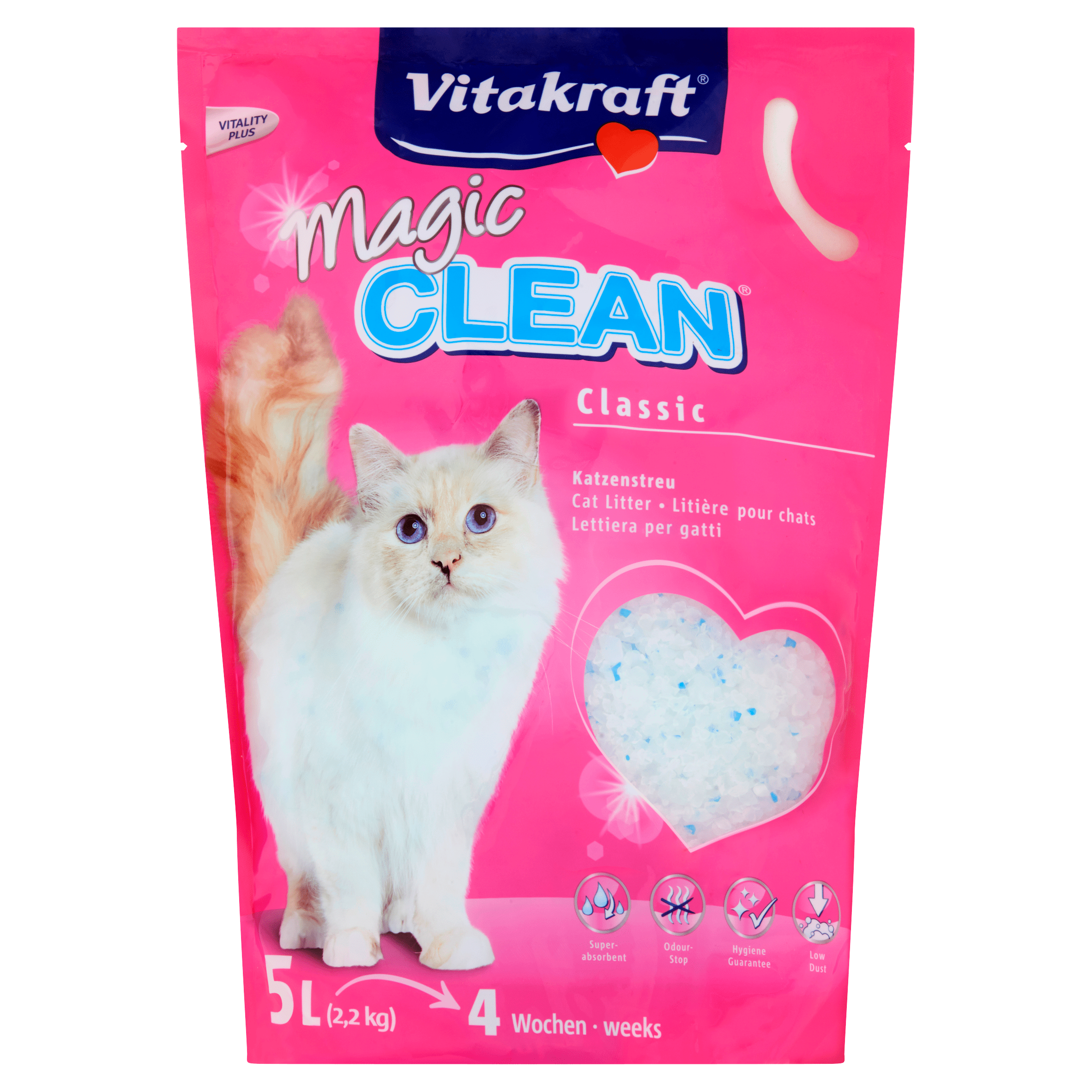 Vitakraft Kattenbakvulling magic clean Zak 5000 ml