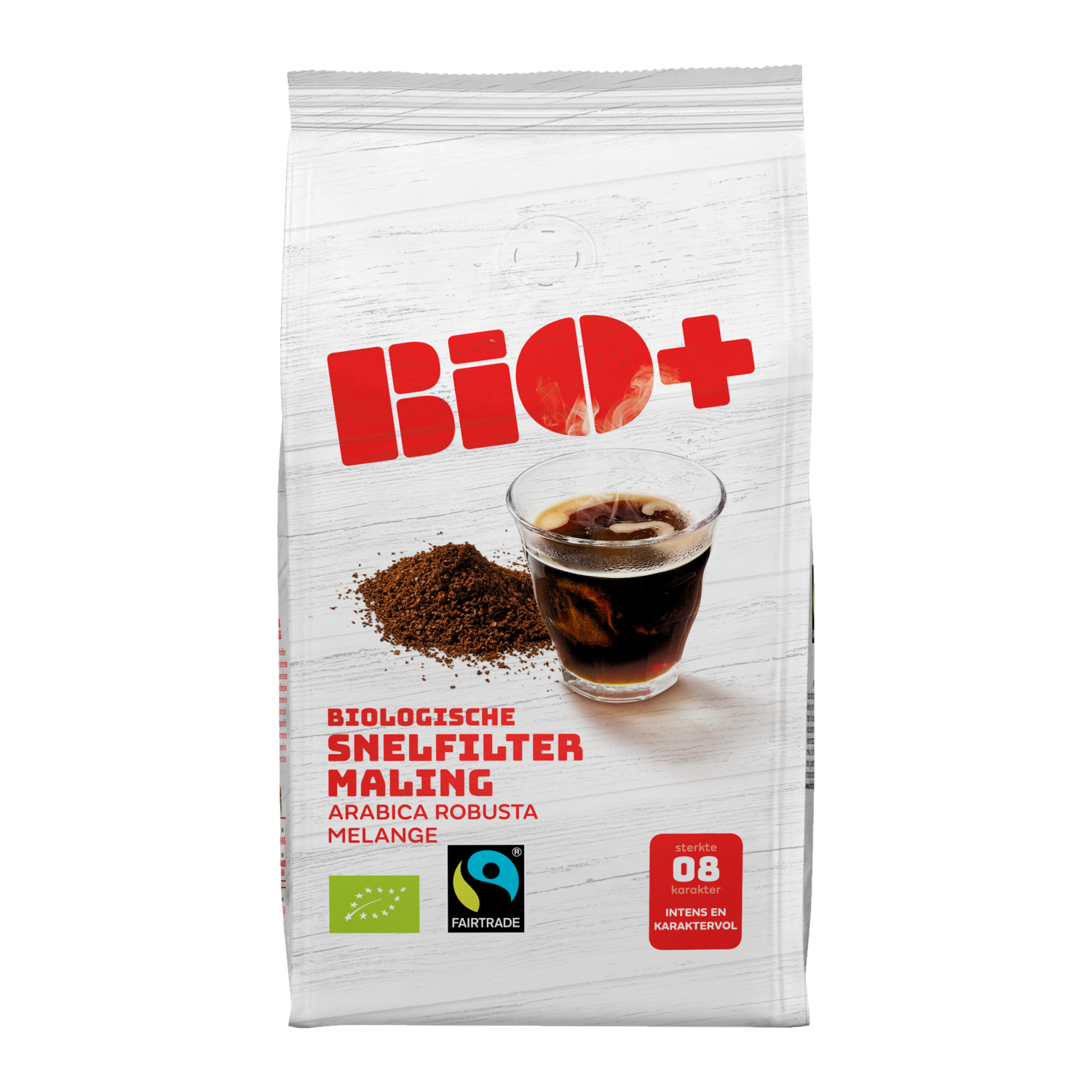 BIO+ Koffiepads Dutch Roast  Fairtrade Zak 24 st