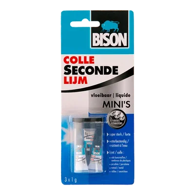 Bison Secondelijm mini's Tube 3 st