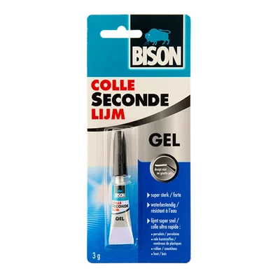 Bison Secondelijm gel Blister 4 g