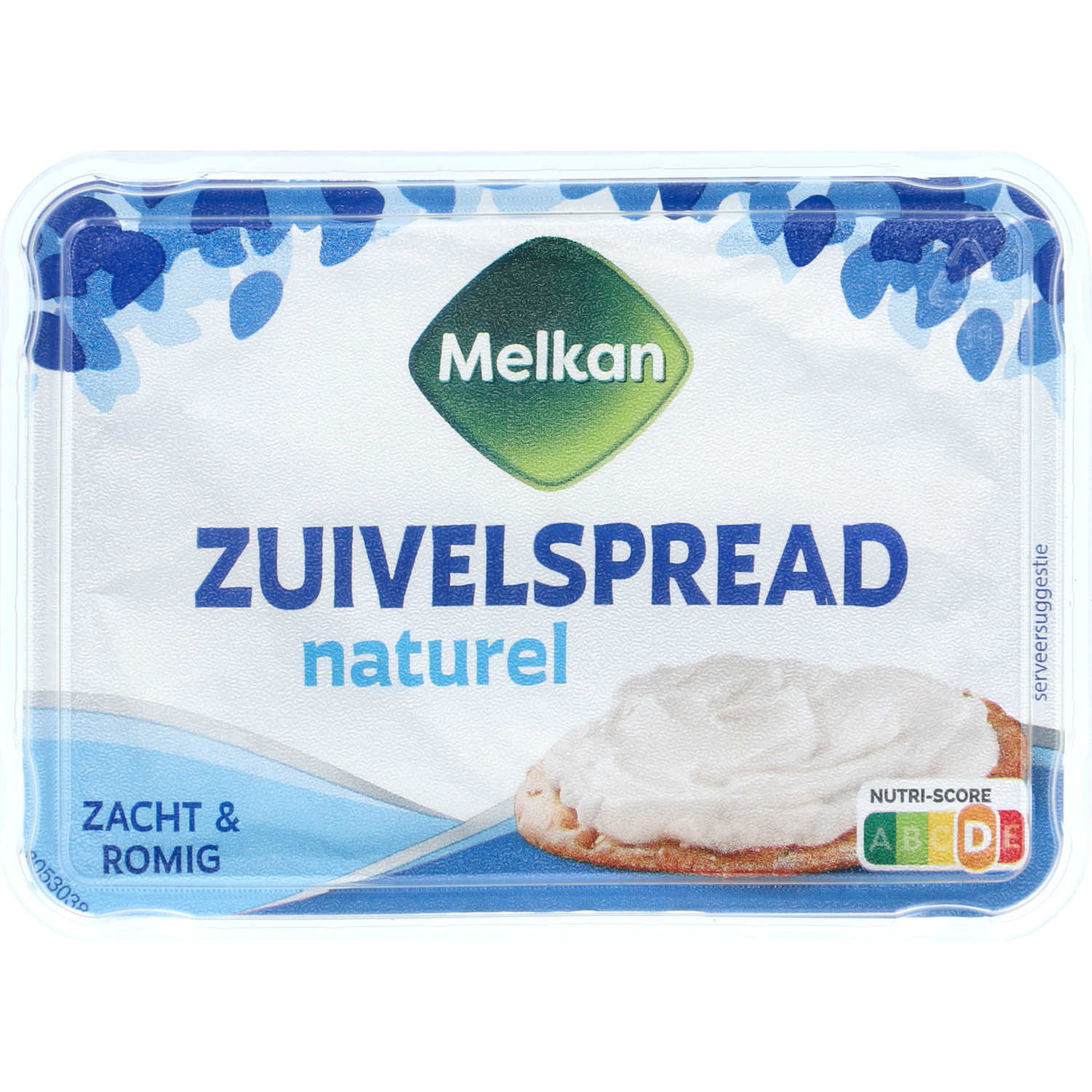 Melkan Zuivelspread naturel Kuipje 200 g