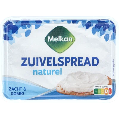 Melkan Zuivelspread naturel Kuipje 200 g