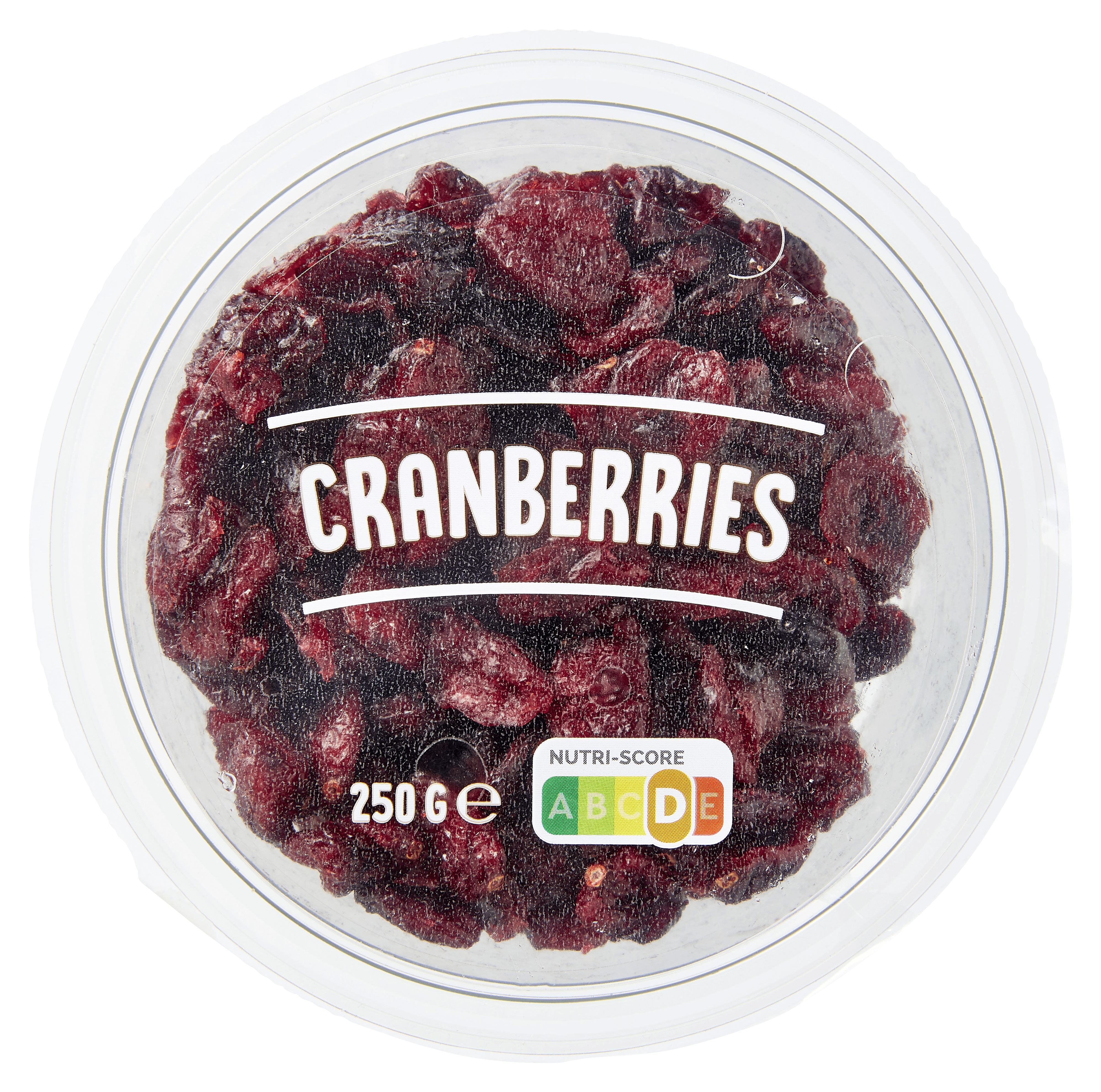 Neutraal Cranberries Tray 250 g