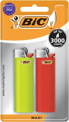 Bic Aansteker J26 Maxi Blister 2 st