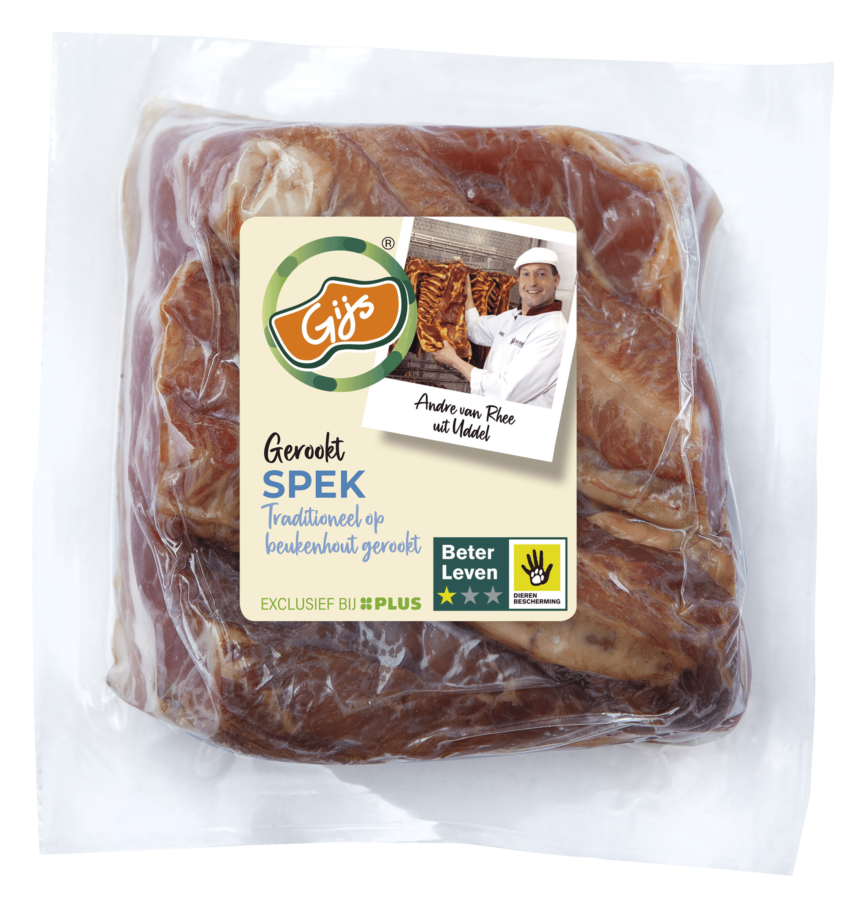 GIJS Mager gerookt spek 250 gram