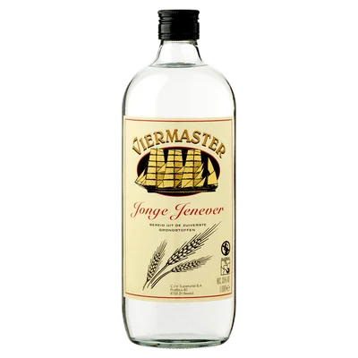 Viermaster Bessenjenever Fles 1000 ml
