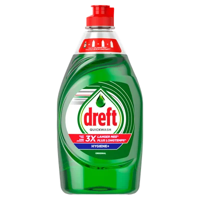 Dreft quickwash handafwas extra hygiene Fles 450 ml