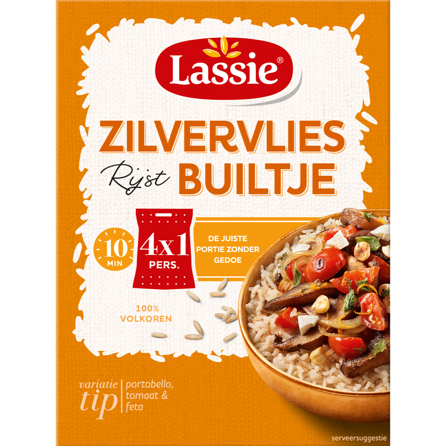Lassie Zilvervlies builtjes 1 persoons Doos 300 g