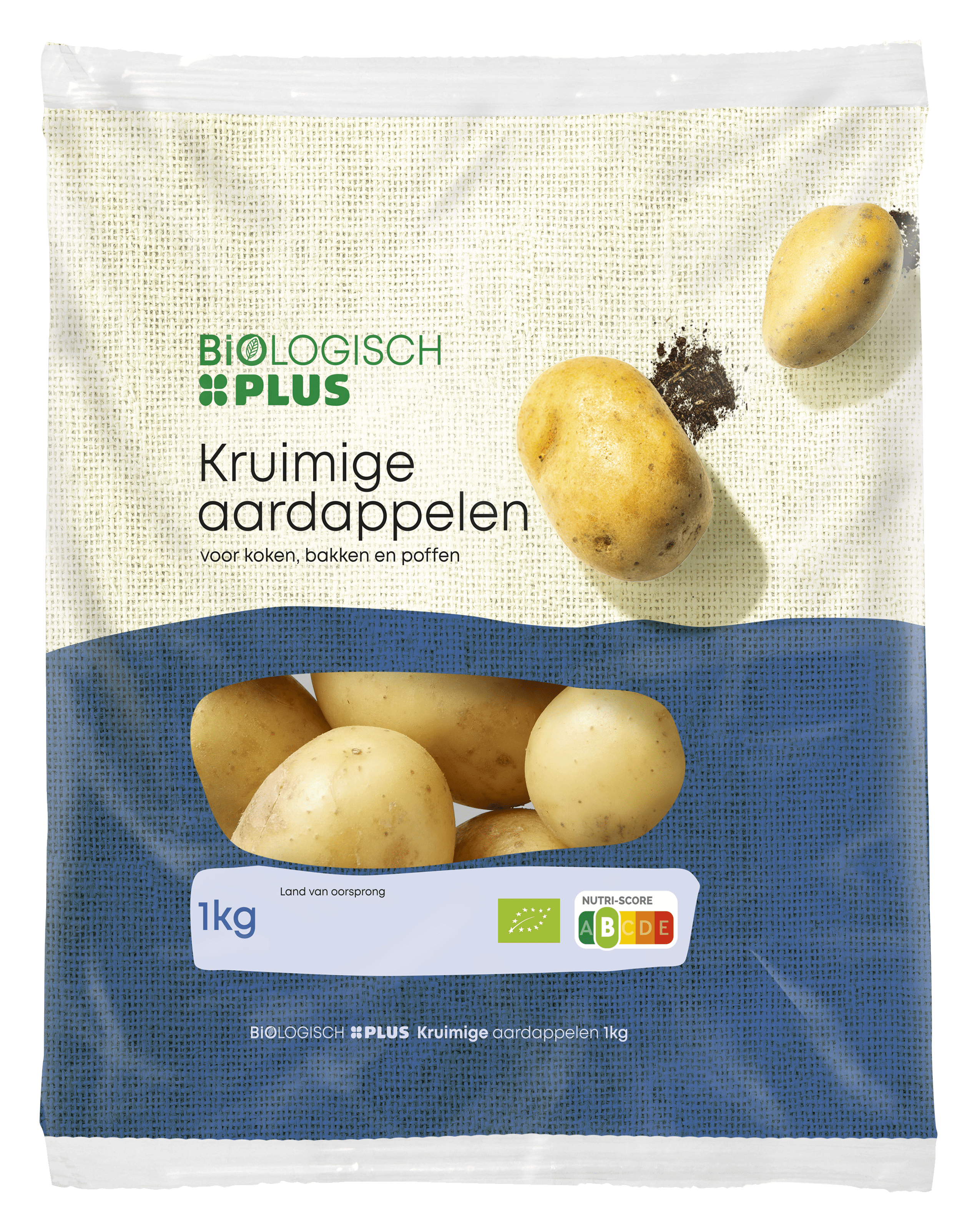 Biologisch PLUS Biologische aardappelen Zak 1 kg