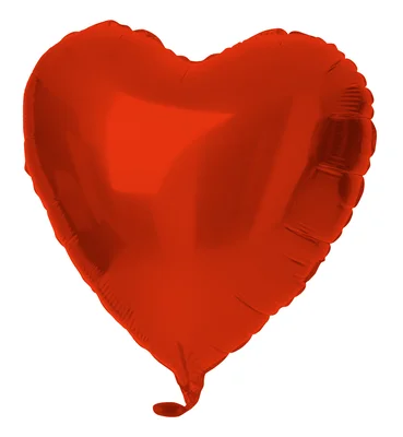 Folat Folieballon Hartvormig Rood Pak 1 st