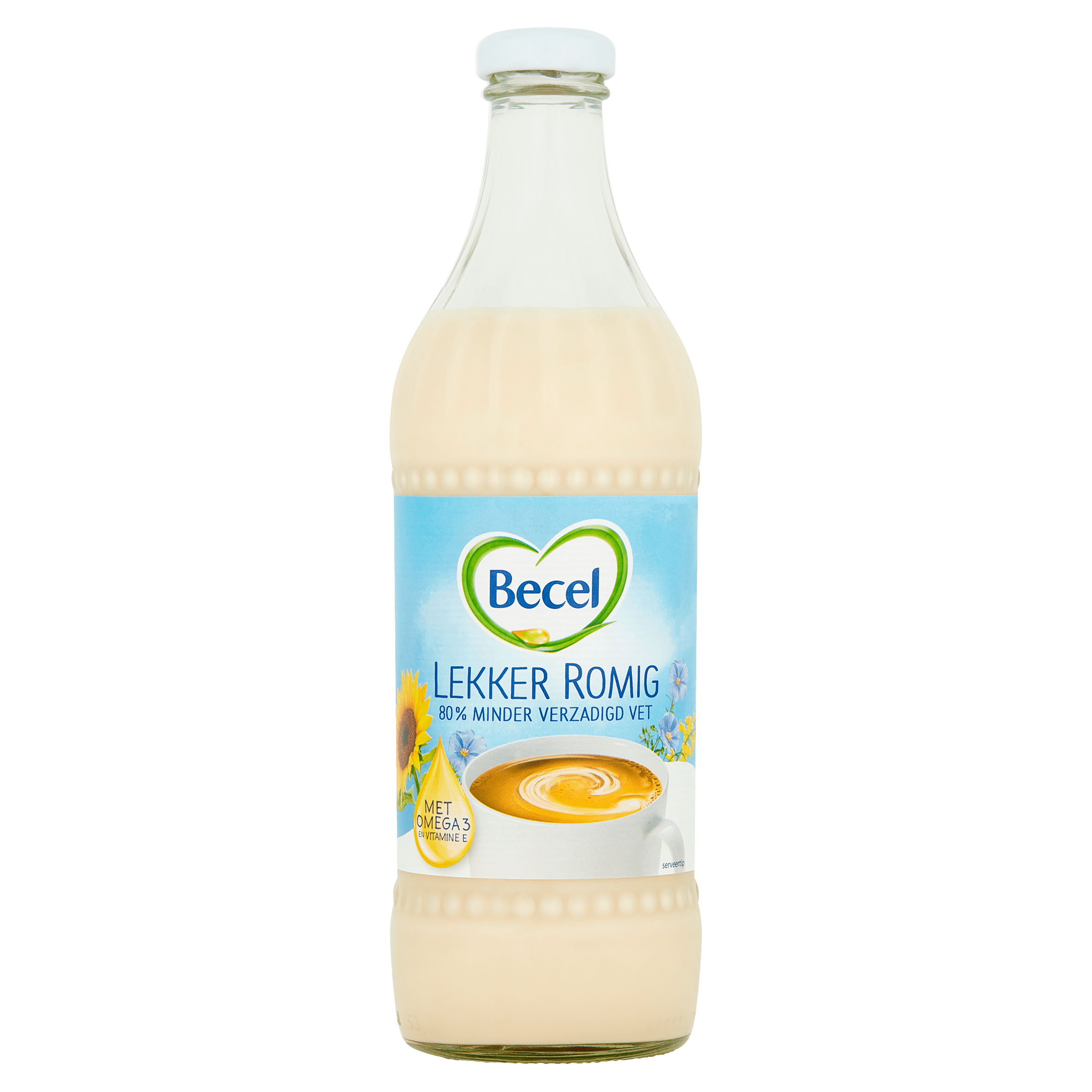 Becel Lekker romig Fles 486 ml